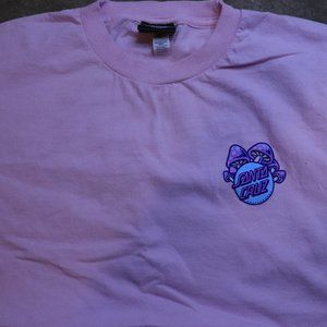 Pink Santa Cruz shirt